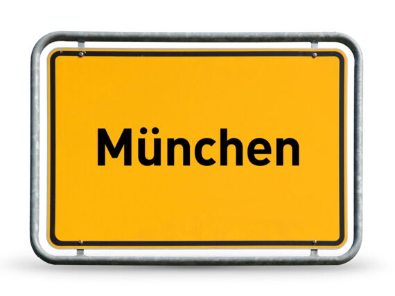 Ortsschild München