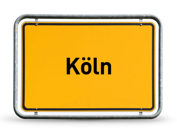 Ortsschild Köln